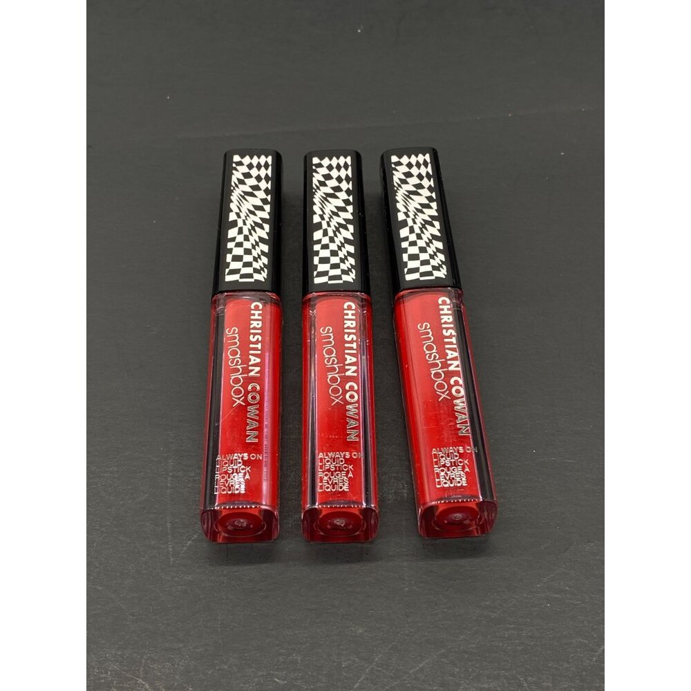 3 Smashbox Christian Cowan Haute Miss Conduct Liquid Lipstick .03 fl oz